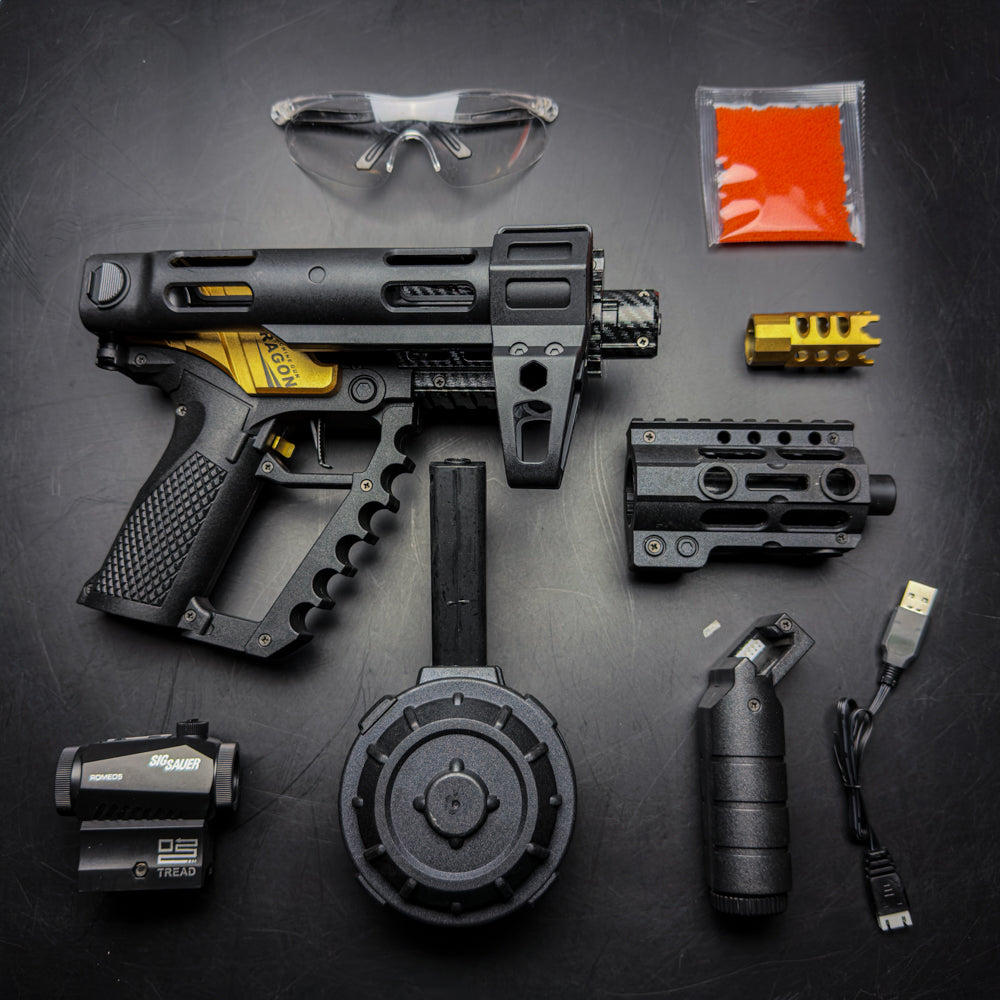 Dragon MK17 Gel Blaster - Gold | GelWeapons.com